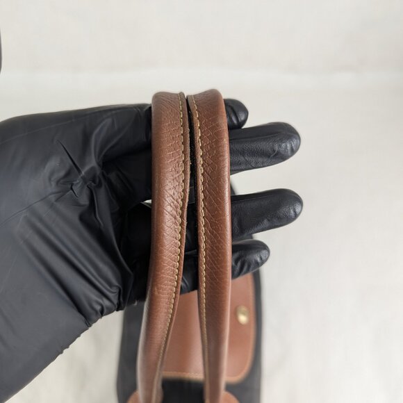 Longchamp Le Pliage Nylon Tote Bag Black Foldable Shoulder Bag 100% Authentic - Picture 9 of 16